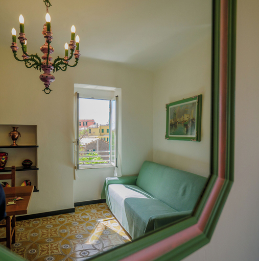 Bedroom 3, La Casa del Pastenello Family Apartment with AC, La Spezia
