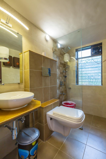 Bathroom 4, SaffronStays Ekaant, Palghar