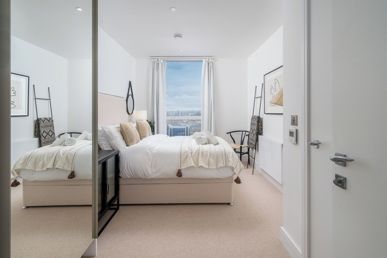 Bedroom 2, PREMIUM 2Bed in Canary Wharf with VIEWS, London