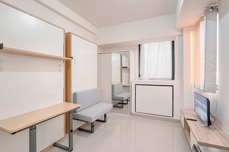 Bedroom 2, Comfy Studio (No Kitchen) Apartment Bandaraya - Tallasa City Makassar, Makassar