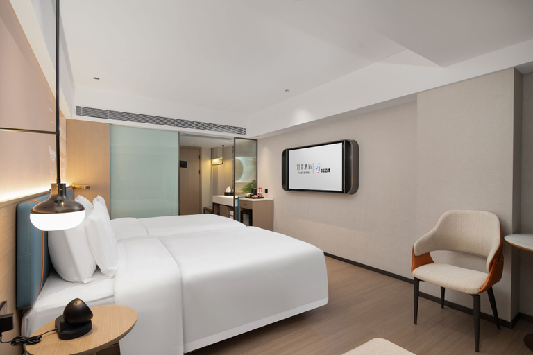 Bedroom 2, Yizhi Hotel Changgang Metro Station - Free Shuttle Bus during Canton Fair, Guangzhou
