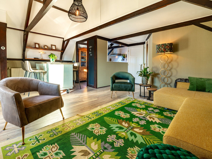 Living room 4, Cosy Holiday Flat 'bolle Bet' Near Beach, Harenkarspel