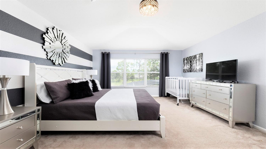 Bedroom 3, Windsor Hills 6 Bedrooms Luxury Pool Villa Close to Disney-7801BC, Osceola
