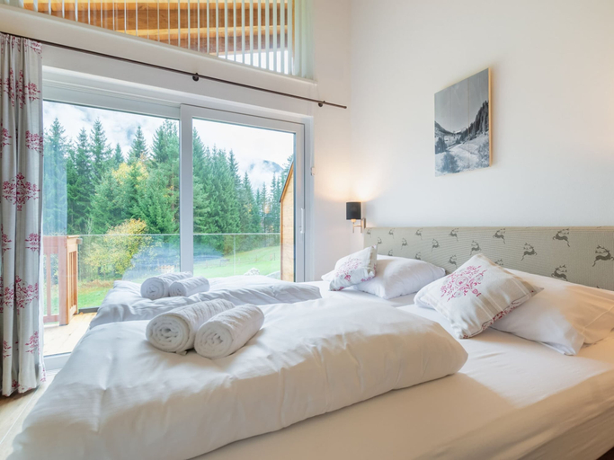 Bedroom 2, Luxurious Tauernlodge With Private Wellness Sauna, Zell am See