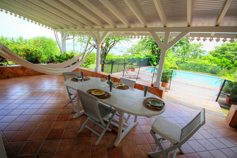 Balcony/terrace 5, Villa avec piscine et vue mer (MQRO08), Le Robert
