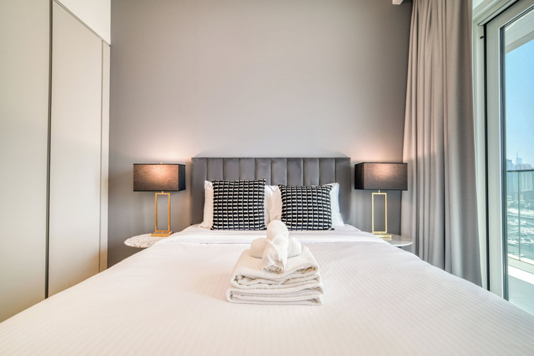 Bedroom 3, Sunrise Bay - Mint Stay, Dubai