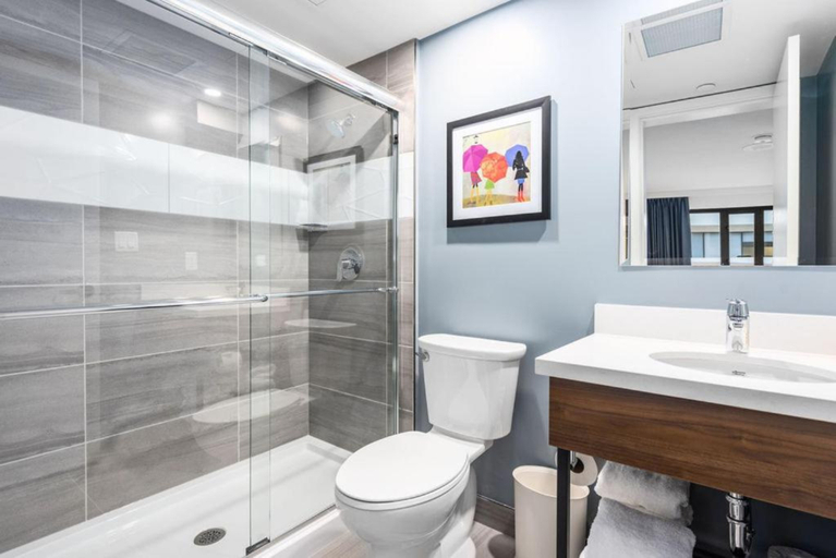 Bathroom 5, YWCA Hotel Vancouver, Greater Vancouver