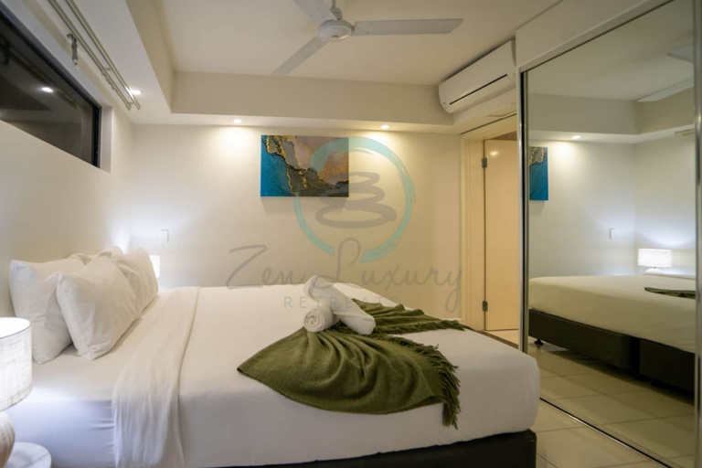 Bedroom 2, Zen Ocean Pebble 1-br 1-ba Sea View Retreat, Darwin