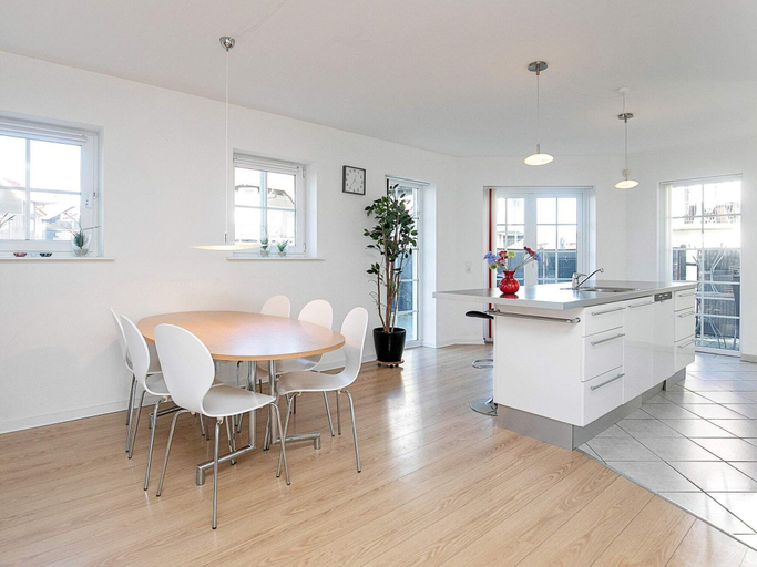 Private kitchen 4, 6 Person Holiday Home on a Holiday Park in Bogense, Nordfyns