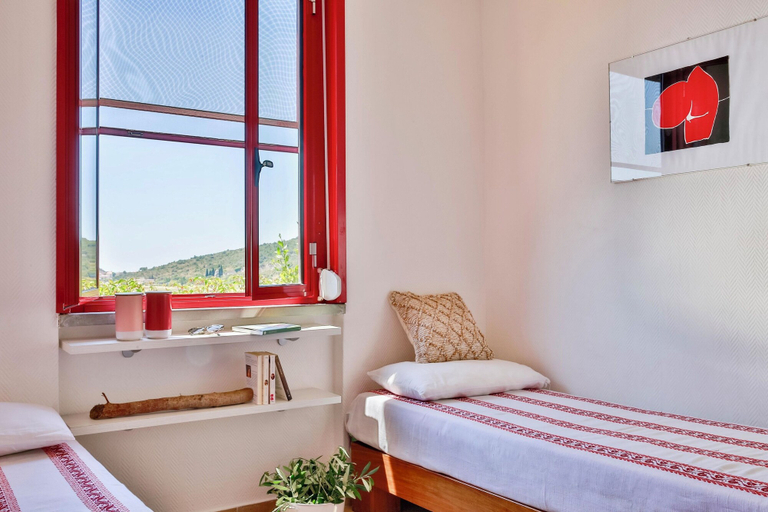 Bedroom 3, Residence with private beach in Talamone, Grosseto
