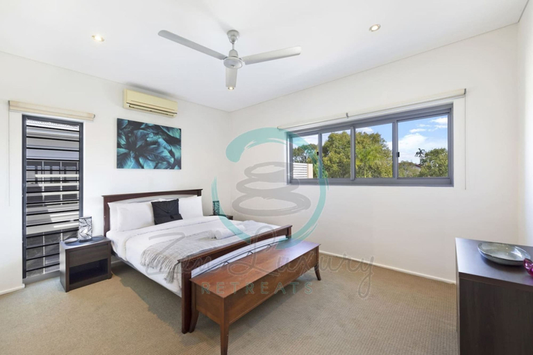 Bedroom 3, Luxury Marina Mansion Pool Gym Bbq-office, Darwin