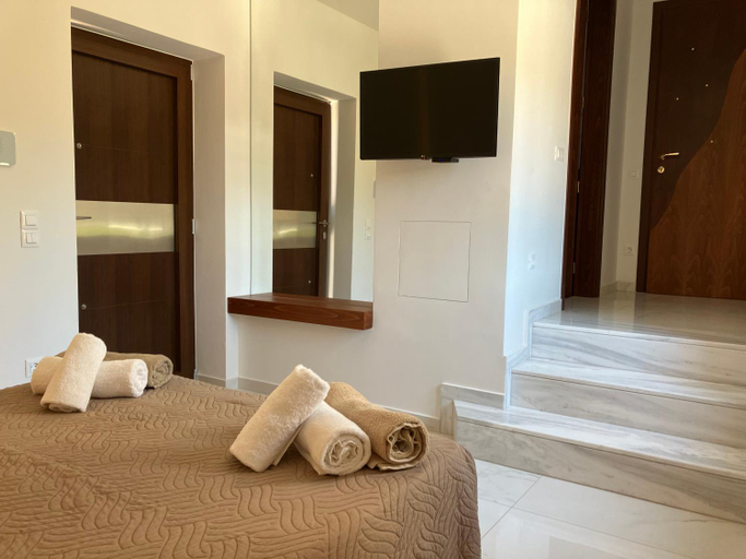Bedroom 3, Agios Nikolaos Beach Villas, Crete