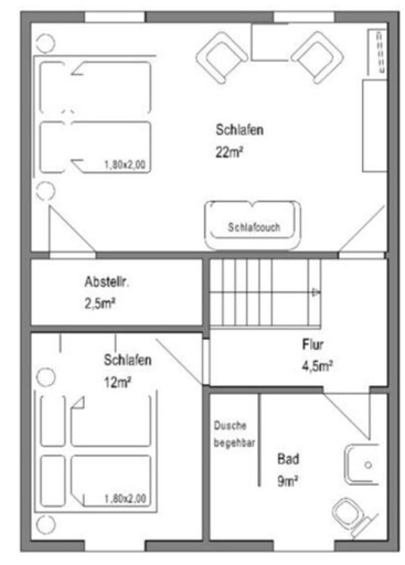 Floor plan, Holiday Home Mara. Comfortable Vacation Home, Kleve