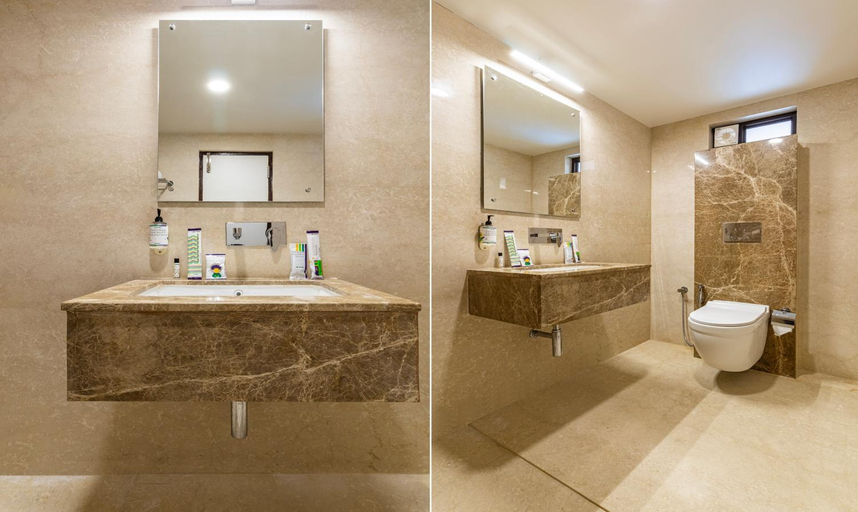 Bathroom 4, Treebo Suvarna Comforts, Hassan
