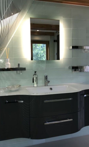 Bathroom 4, Finnhutte Seeblick Comfortable Holiday Residence, Prignitz