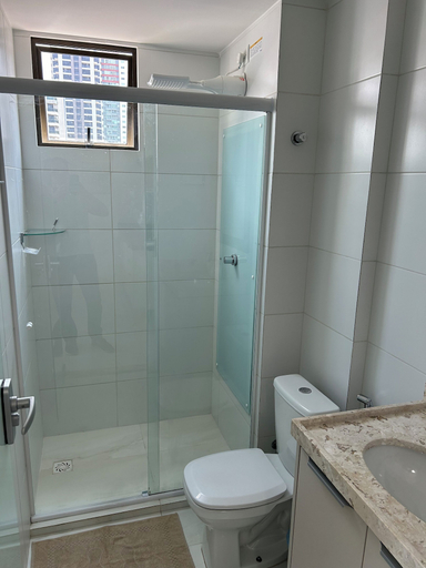 Bathroom 3, Melhores Flats - Belezinha perto do mar, João Pessoa