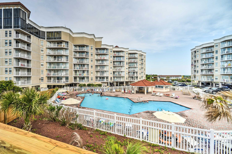 Exterior & Views 1, Colorful Beachfront Condo with Resort Amenities, Onslow