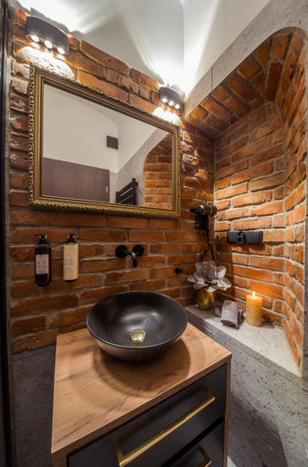 Bathroom, Ars Cracovia Apartments, Kraków City