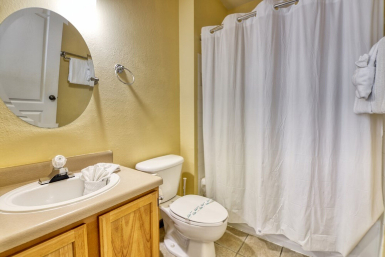 Bathroom, Zacharias' Runaway Beach Condo, Osceola