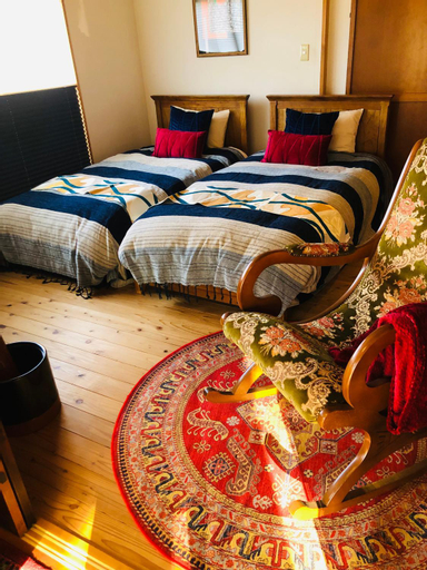 Bedroom 3, Enya, a rental villa with a natural hot spring open-air bath, Nasu