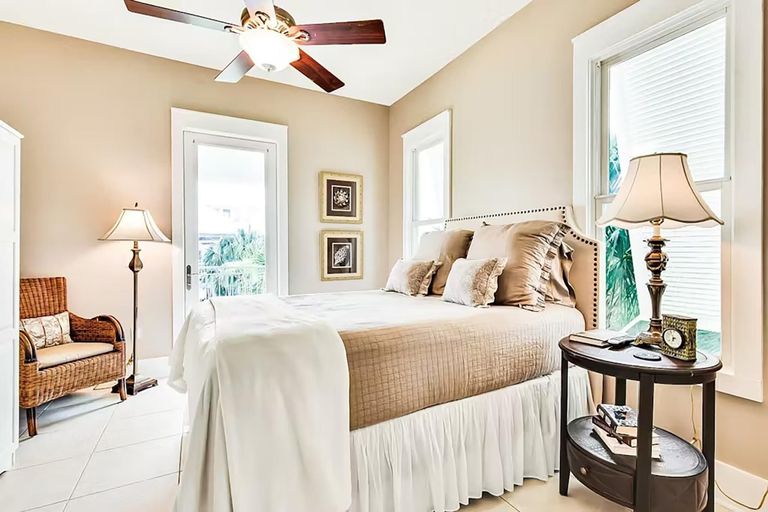 Bedroom 1, Relax Awhile - Main House, Bay
