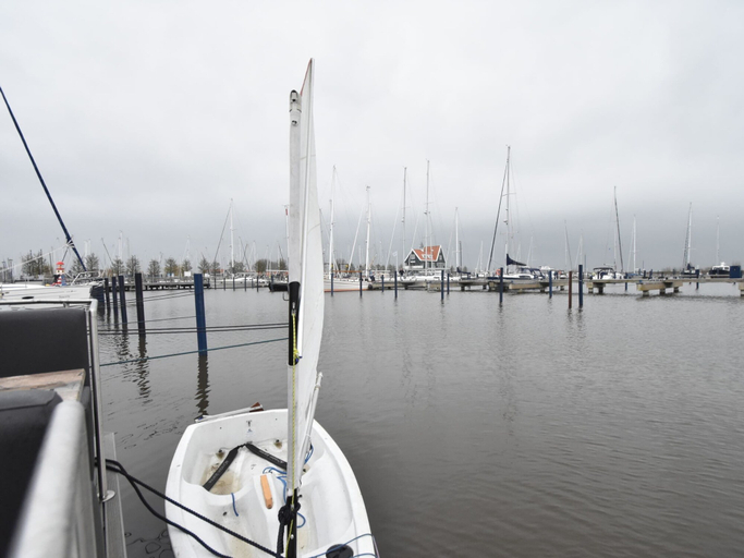 View from property 3, Boat in Volendam Near Marina Museum, Edam-Volendam