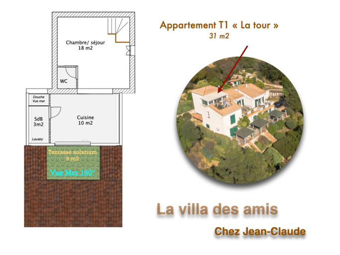 5, Chez Jean Claude la villa des amis, Corse-du-Sud