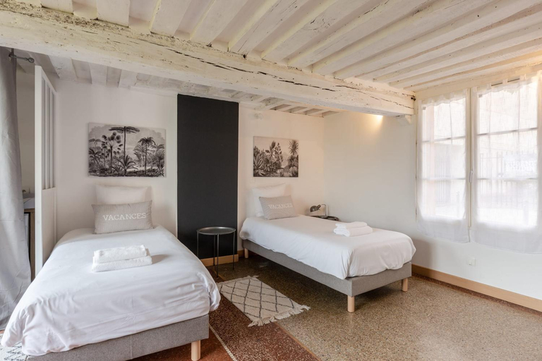 Bedroom 2, Le Jardin d'Eugene - 4P House - Terrace - Historic Center, Calvados