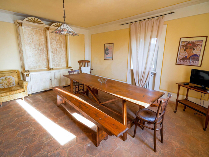 Living room 3, Nice Farmhouse in Asciano With Shared Pool, Siena