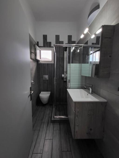 Bathroom, Villa Sakrakis seaview villa, Crete