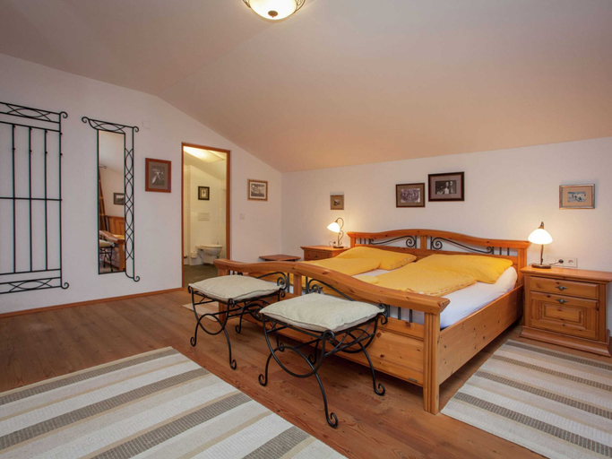 Bedroom 3, Posh Mansion in Sankt with 2 Saunas, Whirlpool, Hot Tub, Landeck