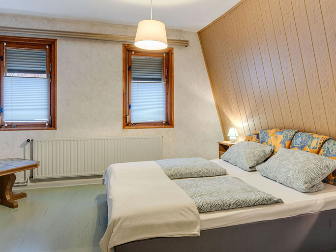 Bedroom 3, Holiday Home in Thuringia With Private Terrace, use of a Garden and Pool, Hildburghausen
