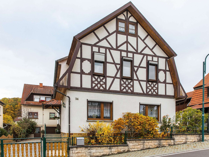 Exterior & Views 2, Holiday Home in Thuringia With Private Terrace, use of a Garden and Pool, Hildburghausen
