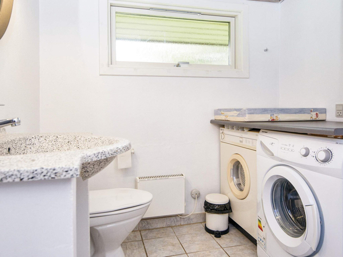 Bathroom, 6 Person Holiday Home in Knebel-by Traum, Syddjurs