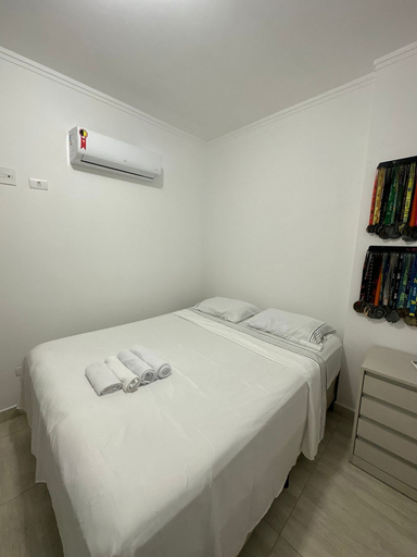 Bedroom 2, Maravilhoso Apto a Beira Mar, Praia Grande
