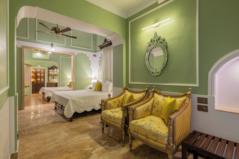Bedroom 3, Dera Rawatsar - Heritage Hotel, Jaipur