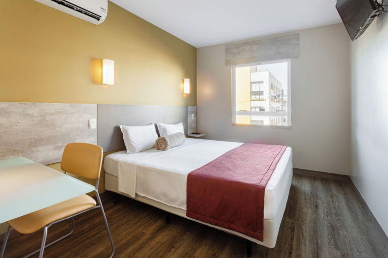 Bedroom 1, Hotel Bleev Curitiba Batel, Curitiba