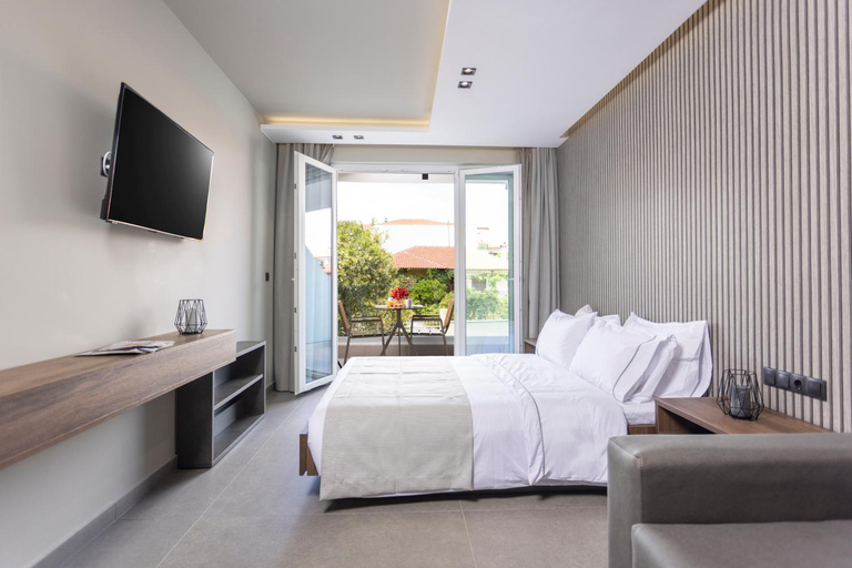 Bedroom, Notos Premium Holiday Apartments, Central Macedonia