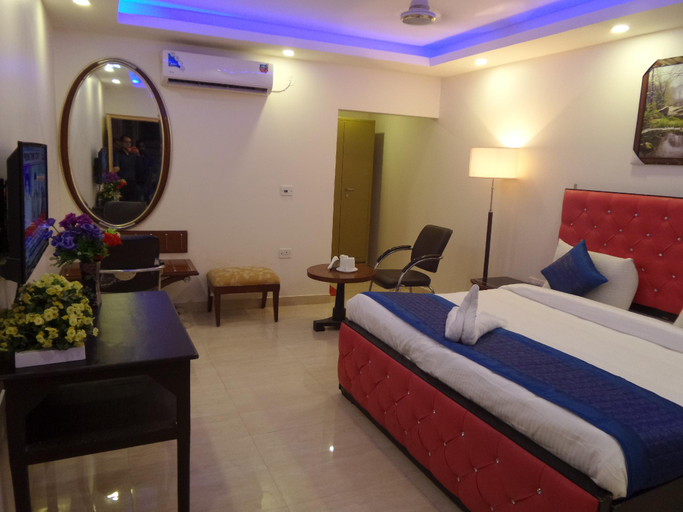 Bedroom, Airport Mahal Hotel & Spa, Delhi