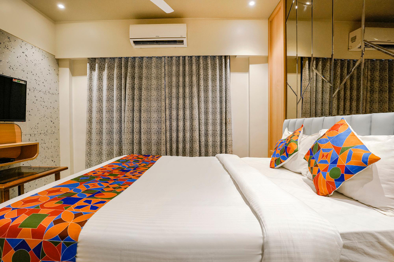 Bedroom 4, FabHotel Springs Lodging - Meera Road, Mumbai Suburban