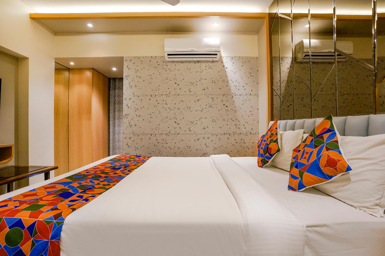 Bedroom 5, FabHotel Springs Lodging - Meera Road, Mumbai Suburban