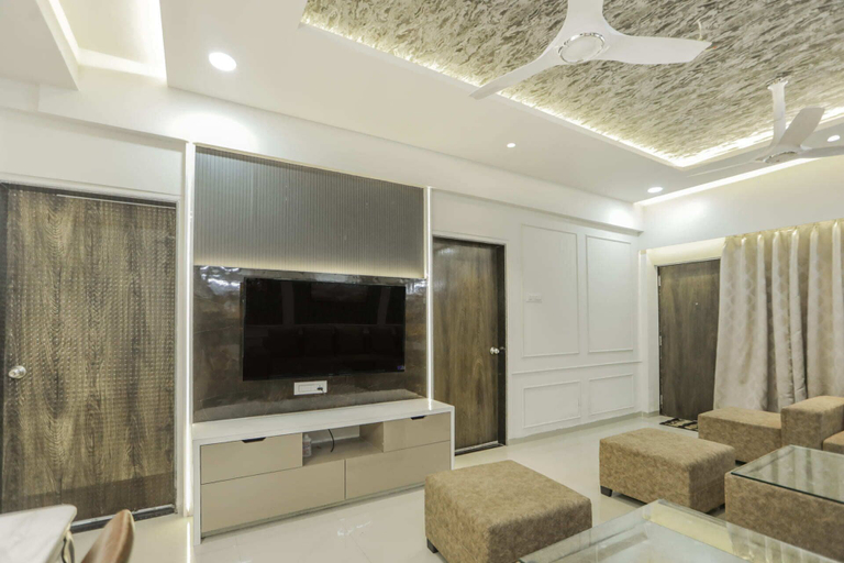 Living room 5, 3BHK w/Pool - Harmony Palace by Universe Villas, Nashik