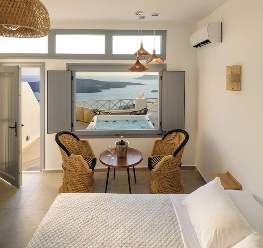 Bedroom 2, Elia Caldera Suites, South Aegean