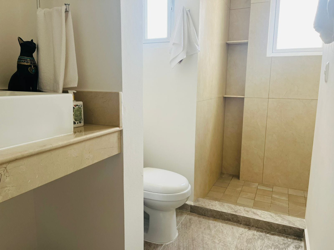Bathroom 3, La Diosa Condos penthouse w plunge pool, Isla Mujeres