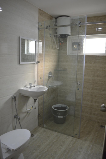 Bathroom 2, HOTEL VIRAT INN, Hyderabad