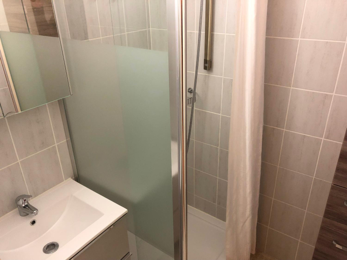 Bathroom, Ferienhaus mit Blick auf Grimaud, Var