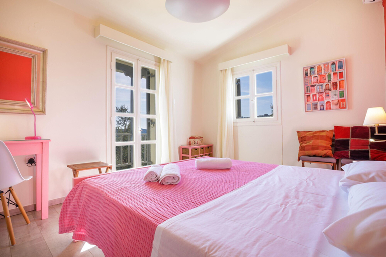 Bedroom 4, Villa Filokalia With Exceptional View, West Greece