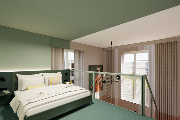 Bedroom 2, The Rebyl, Nijmegen, a Tribute Portfolio Hotel, Nijmegen
