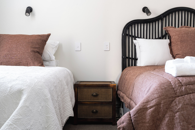 Bedroom 4, Luxury Apartment on Stuart Street, Dunedin