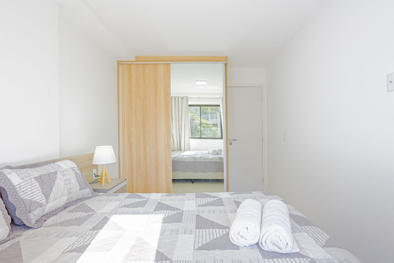 Bedroom 2, ON03 Apto 1 Quarto 200m Praia de Ondina, Salvador